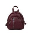 Elegant and Compact Genuine Leather Backpack