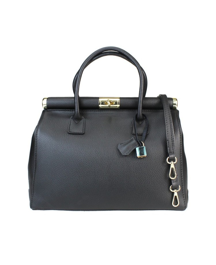 Elegant Leather Bag for Everyday Use - 34x25x16 cm