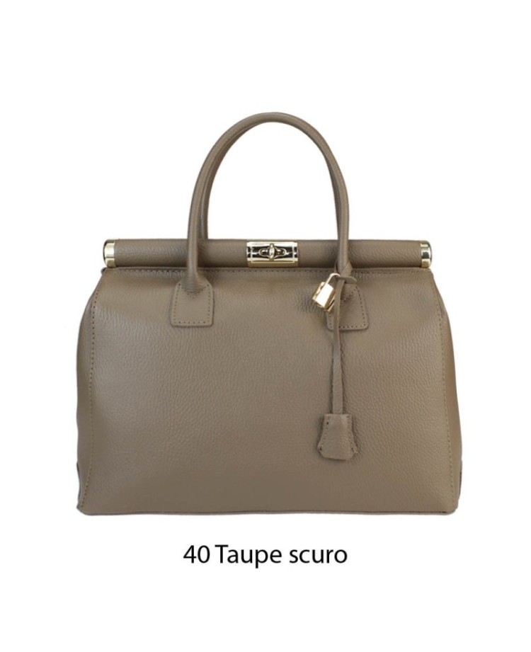 Borsa elegante in pelle per uso quotidiano - 34x25x16 cm