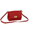 Fashionable and convenient soft genuine leather bag with strap