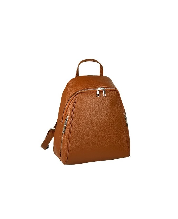 Fashionable Genuine Leather Backpack - Spacious and Comfortable