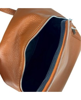 Fashionable Genuine Leather Backpack - Spacious and Comfortable