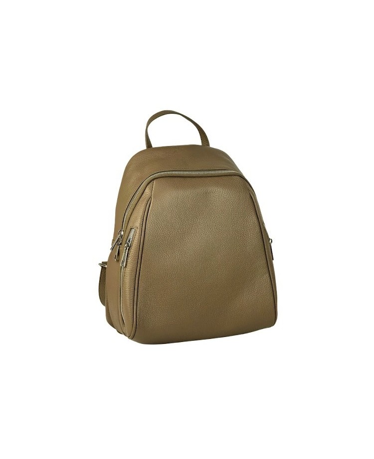 Fashionable Genuine Leather Backpack - Spacious and Comfortable