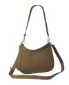 Crescent-shaped leather bag - elegance and versatility