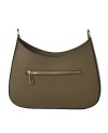 Crescent-shaped leather bag - elegance and versatility