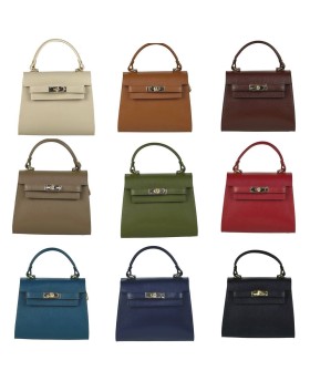 Hermès-Style Leather Bag: Italian Elegance for Any Occasion