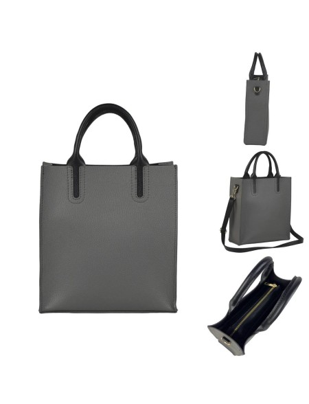 Leather Shopper Bag: Italian Elegance and Practicality