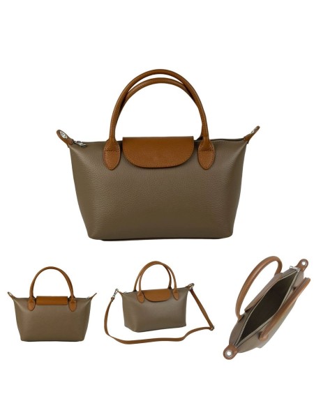 Two-Tone Baguette Bag: Italian Style Meets Practicality