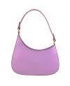 Crescent-Shaped Leather Bag - Elegance and Versatility