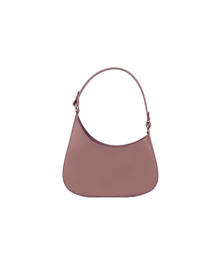 Crescent-Shaped Leather Bag - Elegance and Versatility